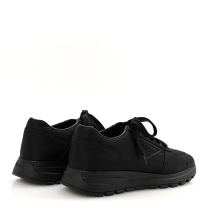 Prada Re-Nylon Gabardine Logo Sneakers 39.5 Black 5 of 7
