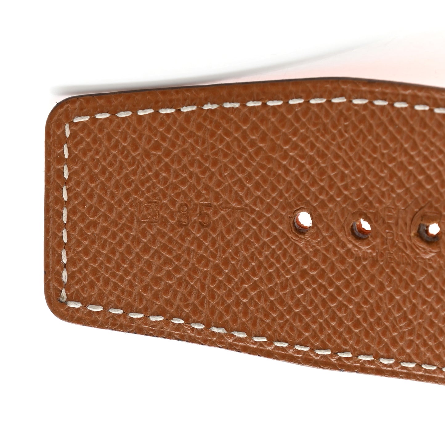 Epsom 42mm Constance 2 H Belt 85 Gold Orange
