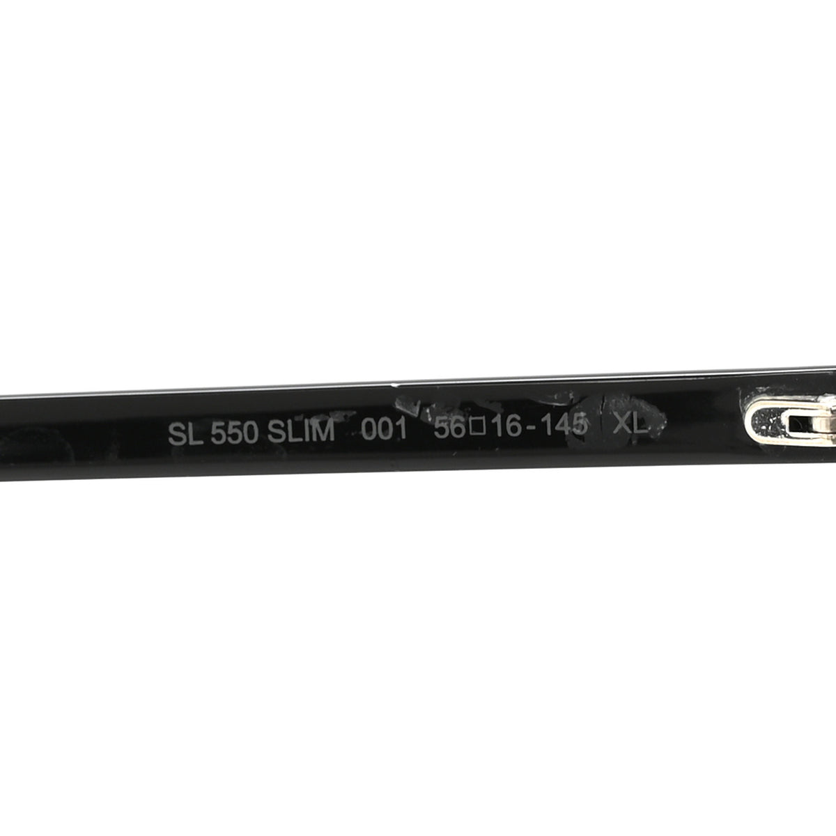 Acetate SL 550 Slim Cat Eye Sunglasses Black