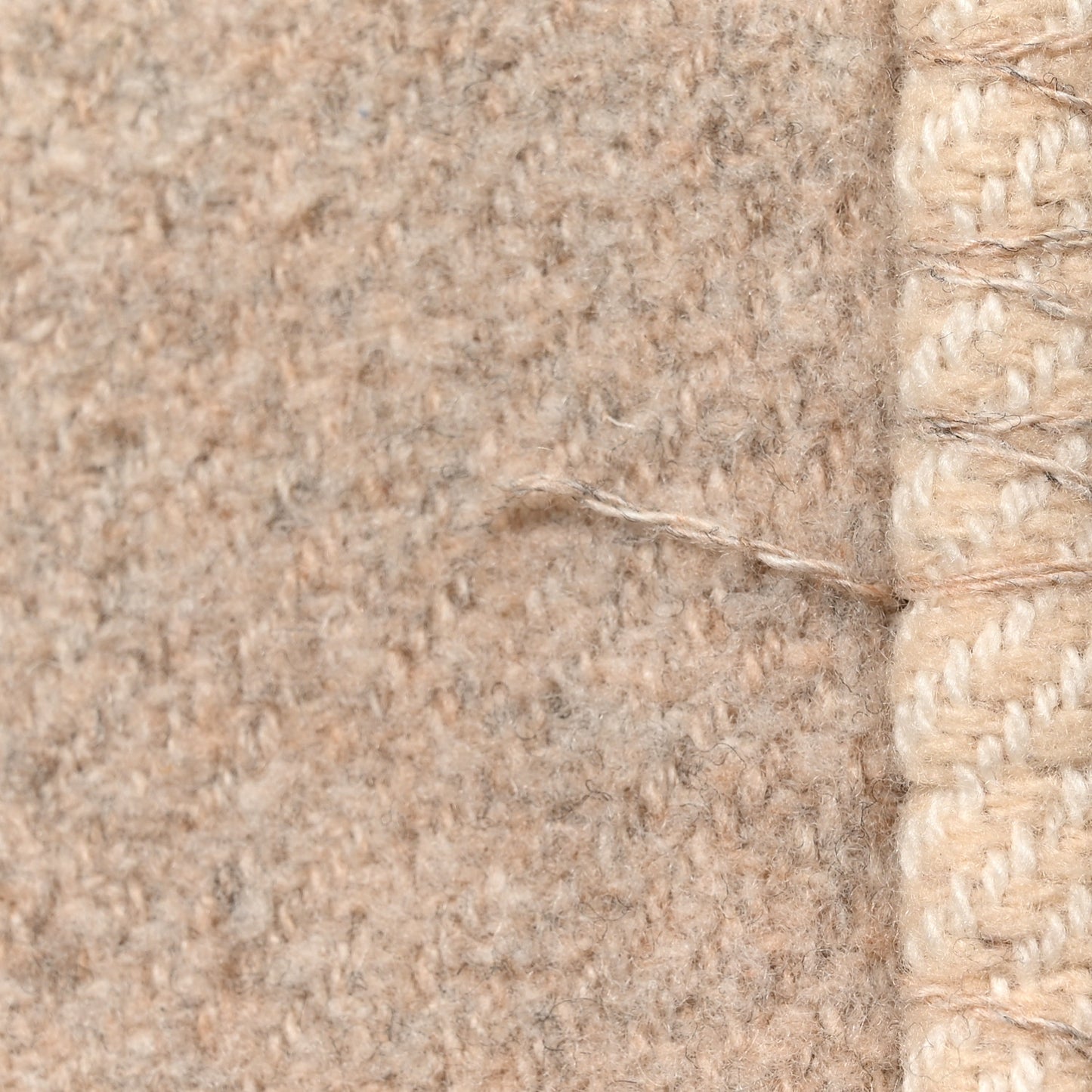 Wool Cashmere Avalon III Blanket Coco Camomille