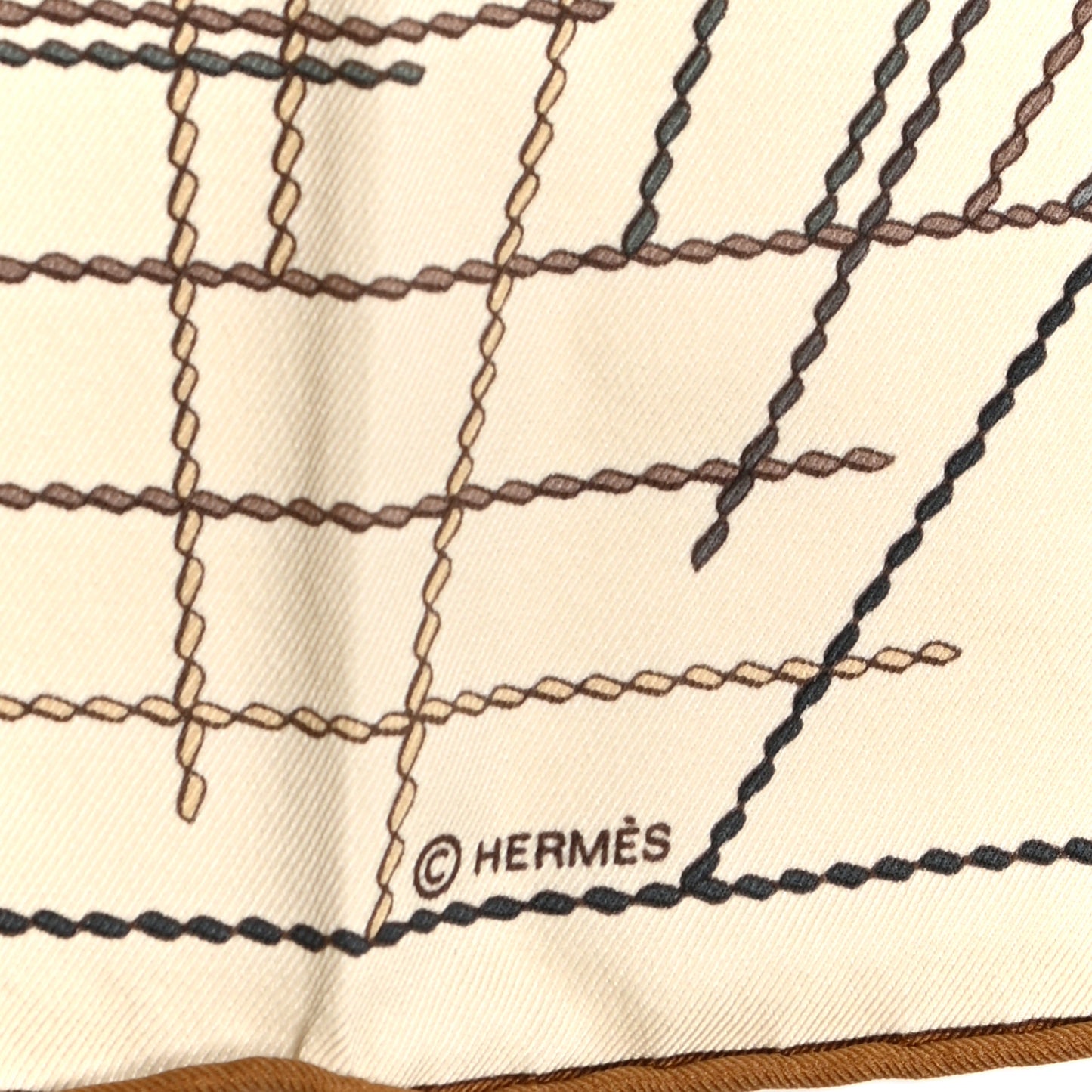 Silk Pique Sellier Scarf 70