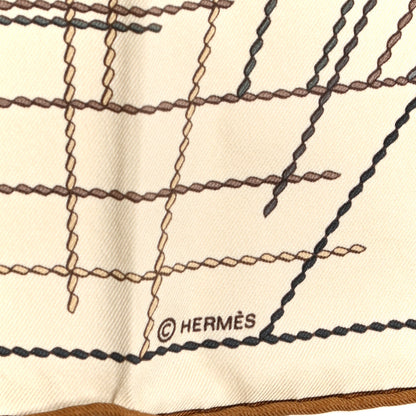 Hermes Silk Pique Sellier Scarf 70 5 of 7