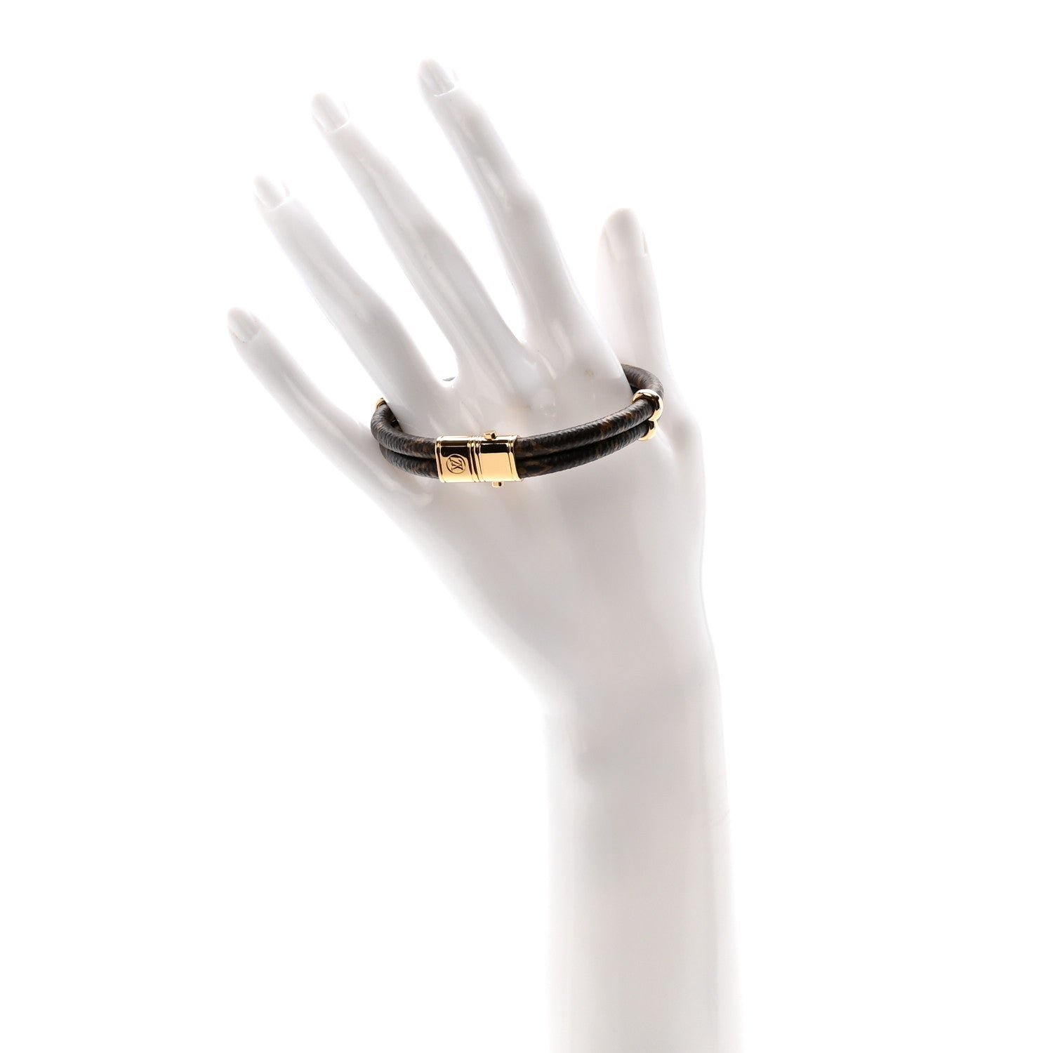 Louis Vuitton Monogram Keep it Twice Bracelet 19 2 of 5