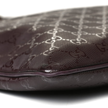 Gucci Imprime Monogram Medium Flat Messenger Bag Bordeaux 8 of 12
