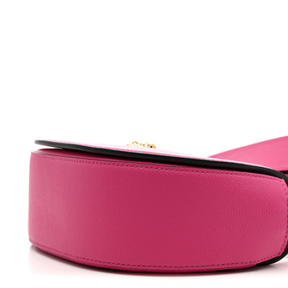 Versace Grained Calfskin La Medusa Small Shoulder Bag Pink 10 of 10
