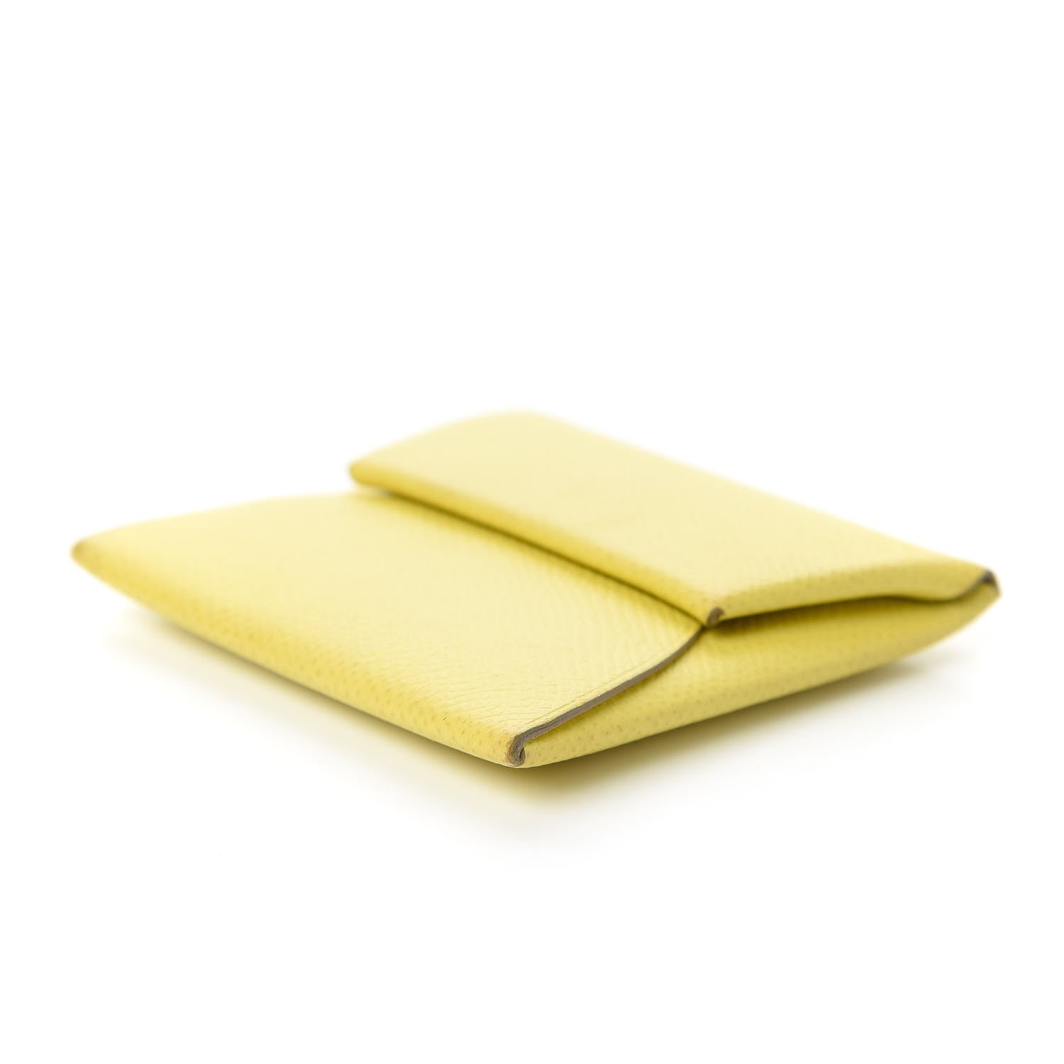 Hermes Epsom Bastia Coin Purse Lime 7 of 11