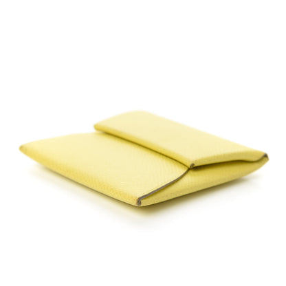 Hermes Epsom Bastia Coin Purse Lime 7 of 11