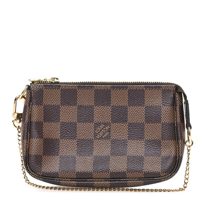 Louis Vuitton Damier Ebene Mini Pochette Accessories 1 of 7
