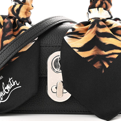 Christian Louboutin Grained Calfskin Nano Elisa Top Handle Bag Black 7 of 9