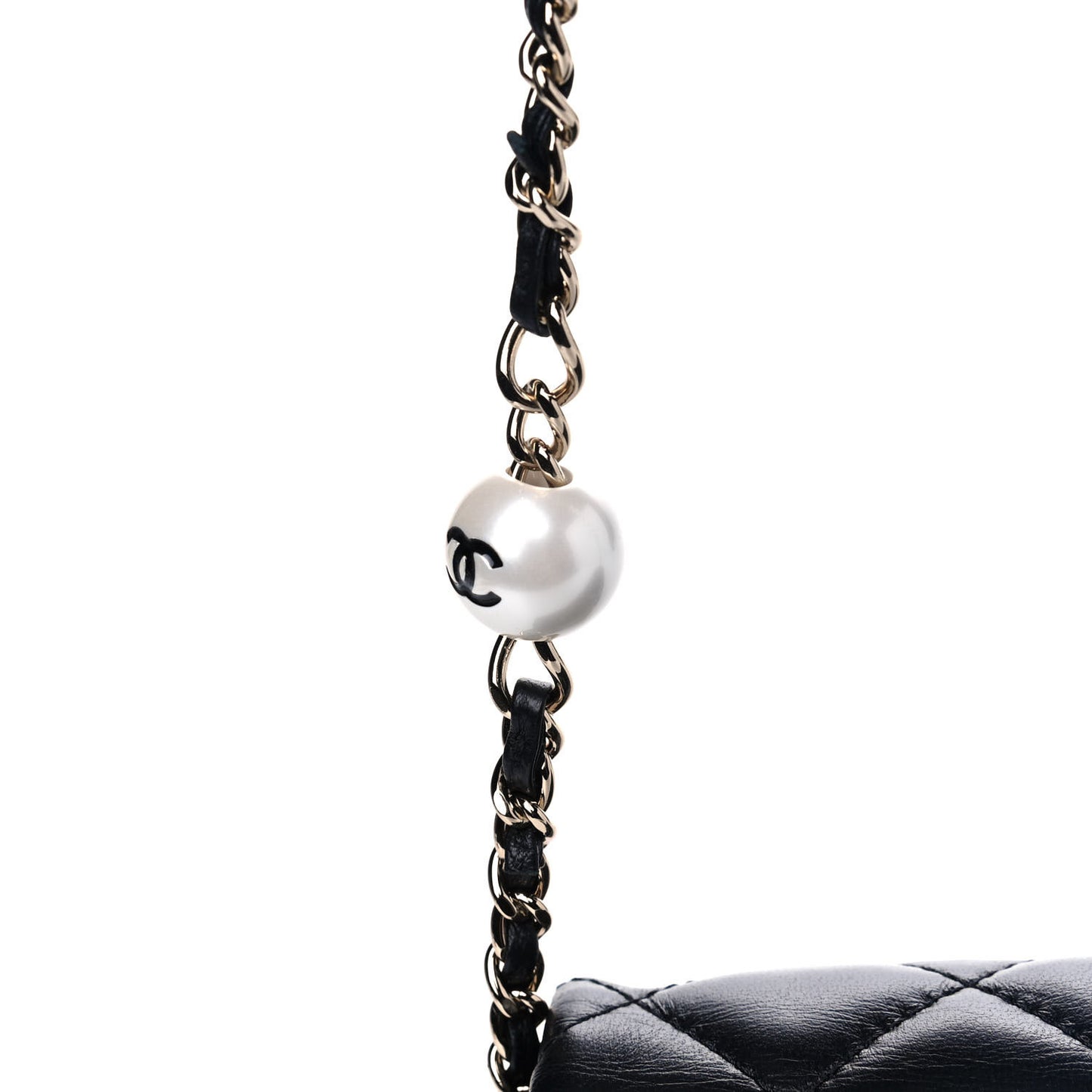 Lambskin Quilted Mini My Precious Flap Black