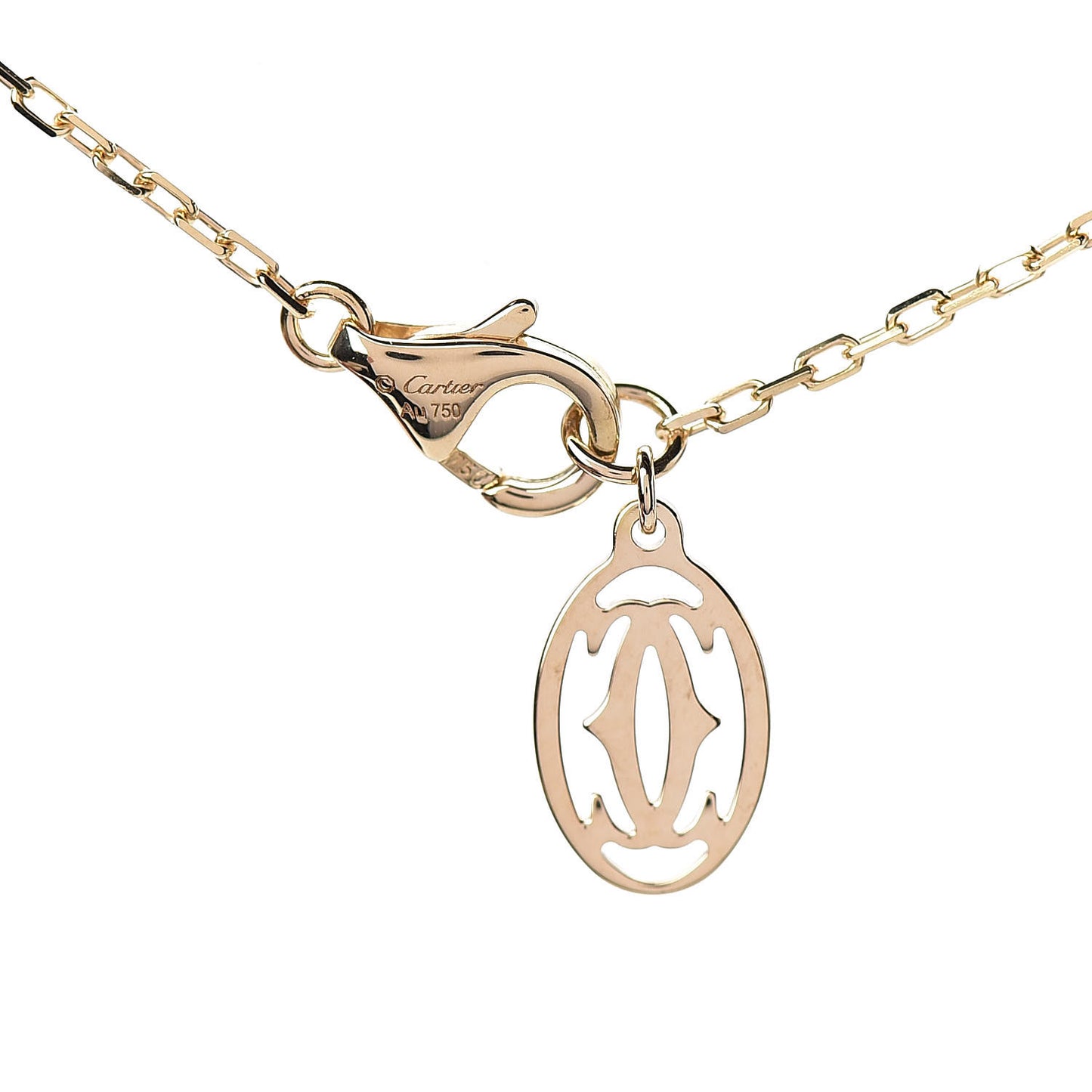 18K Yellow Gold Diamond SM D'Amour Pendant Necklace