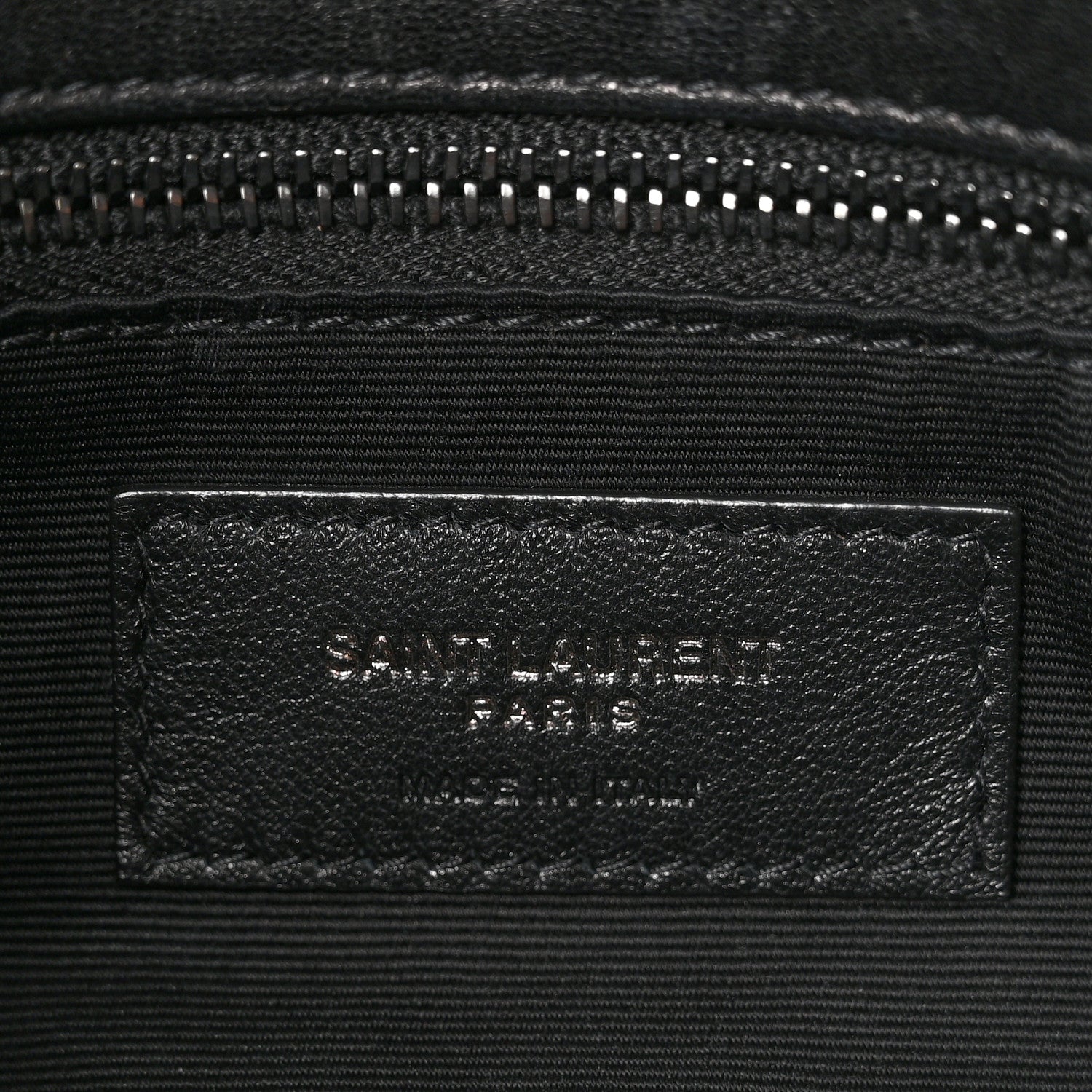Saint Laurent Lambskin Quilted Toy Loulou Puffer Monogram Monochrome Chain Satchel Black 6 of 12