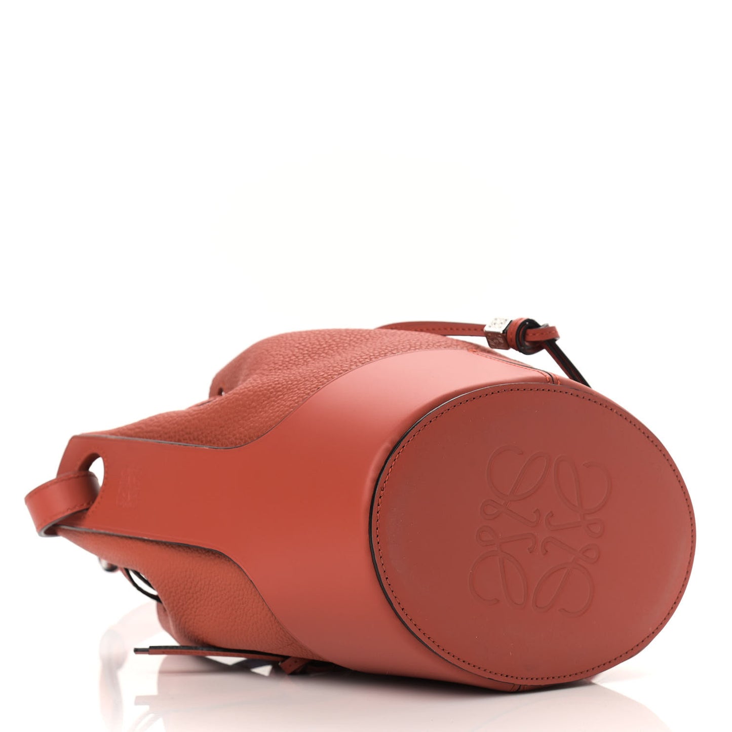 Grained Calfskin Small Balloon Bag Red