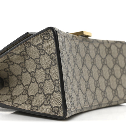 Balenciaga X GUCCI GG Supreme Monogram Small Hourglass Top Handle Bag Beige Ebony 9 of 10