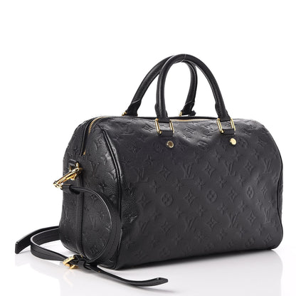 Louis Vuitton Empreinte Speedy Bandouliere 30 Black 3 of 7