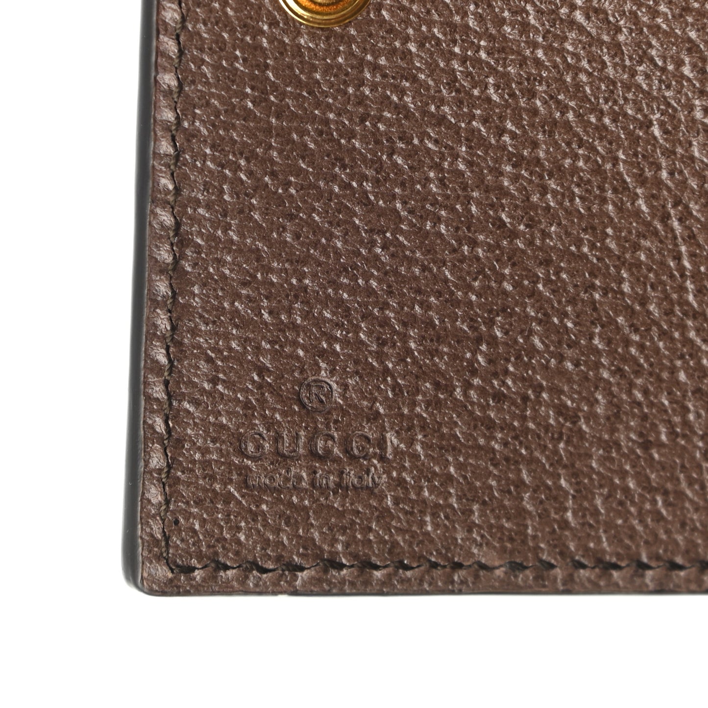 GG Supreme Monogram Web Ophidia French Flap Wallet Beige New Acero