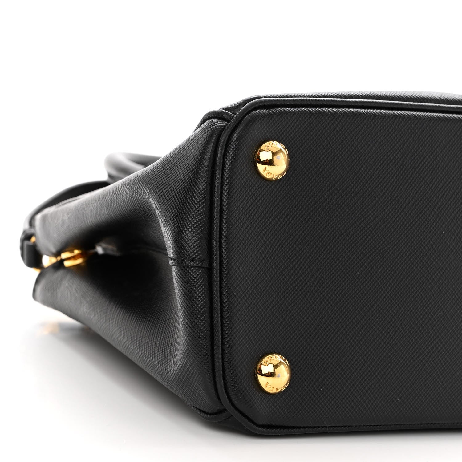 Prada Saffiano Small Galleria Double Zip Tote Black 8 of 10