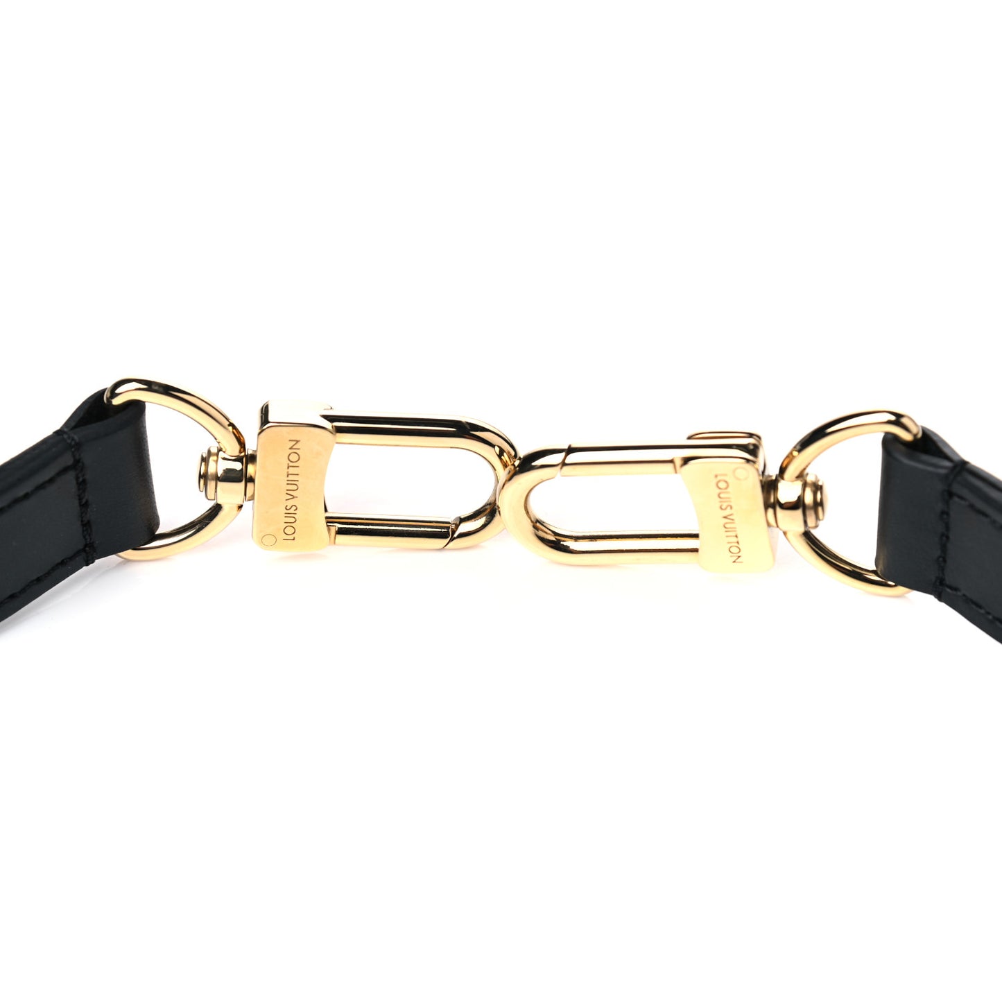 Calfskin V Tote BB Shoulder Strap Black