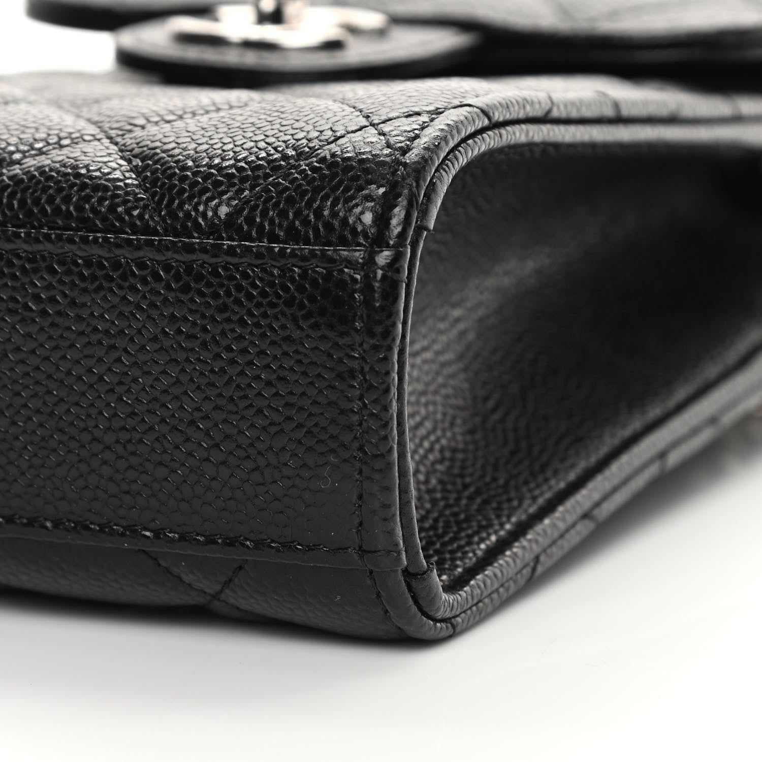 Chanel Caviar Quilted Classic Phone Holder Black 11 of 14