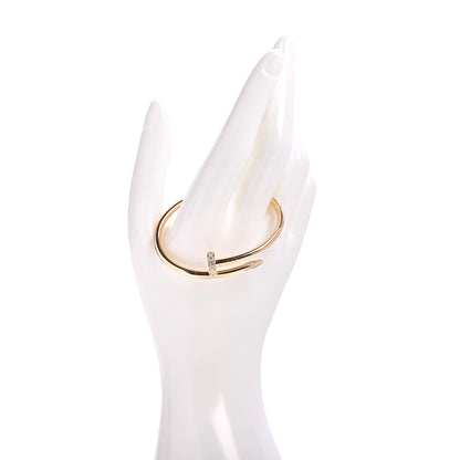 Cartier 18K Yellow Gold Diamond Juste Un Clou Bracelet 15 2 of 5