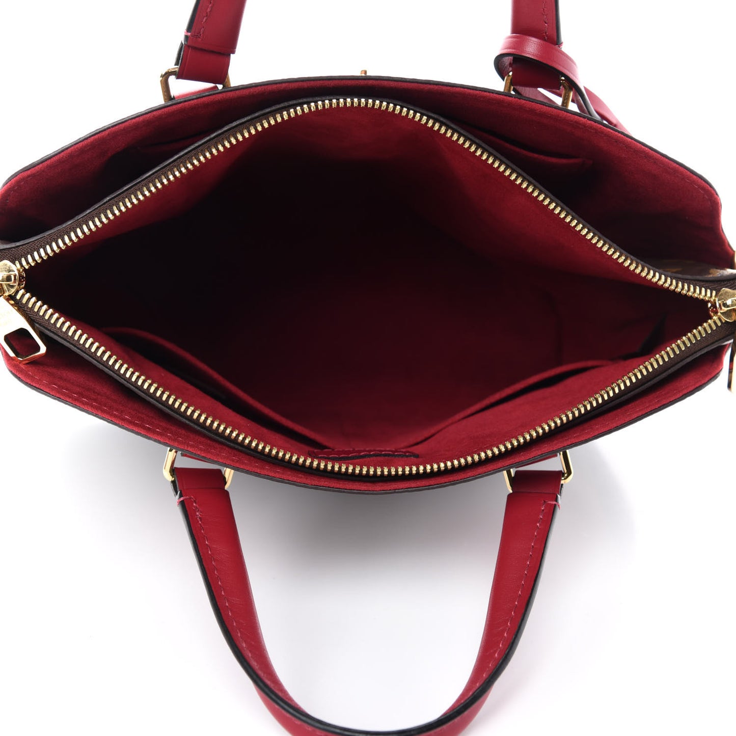 Monogram Flower Zipped Tote PM Lie de Vin