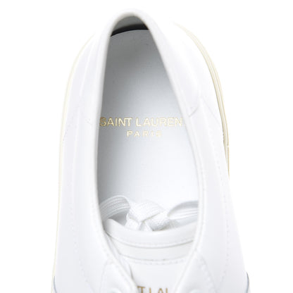 Saint Laurent Calfskin Court Sneakers 39 Off White 7 of 8