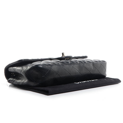 Chanel Lambskin Quilted East West Flap Black 4 of 9