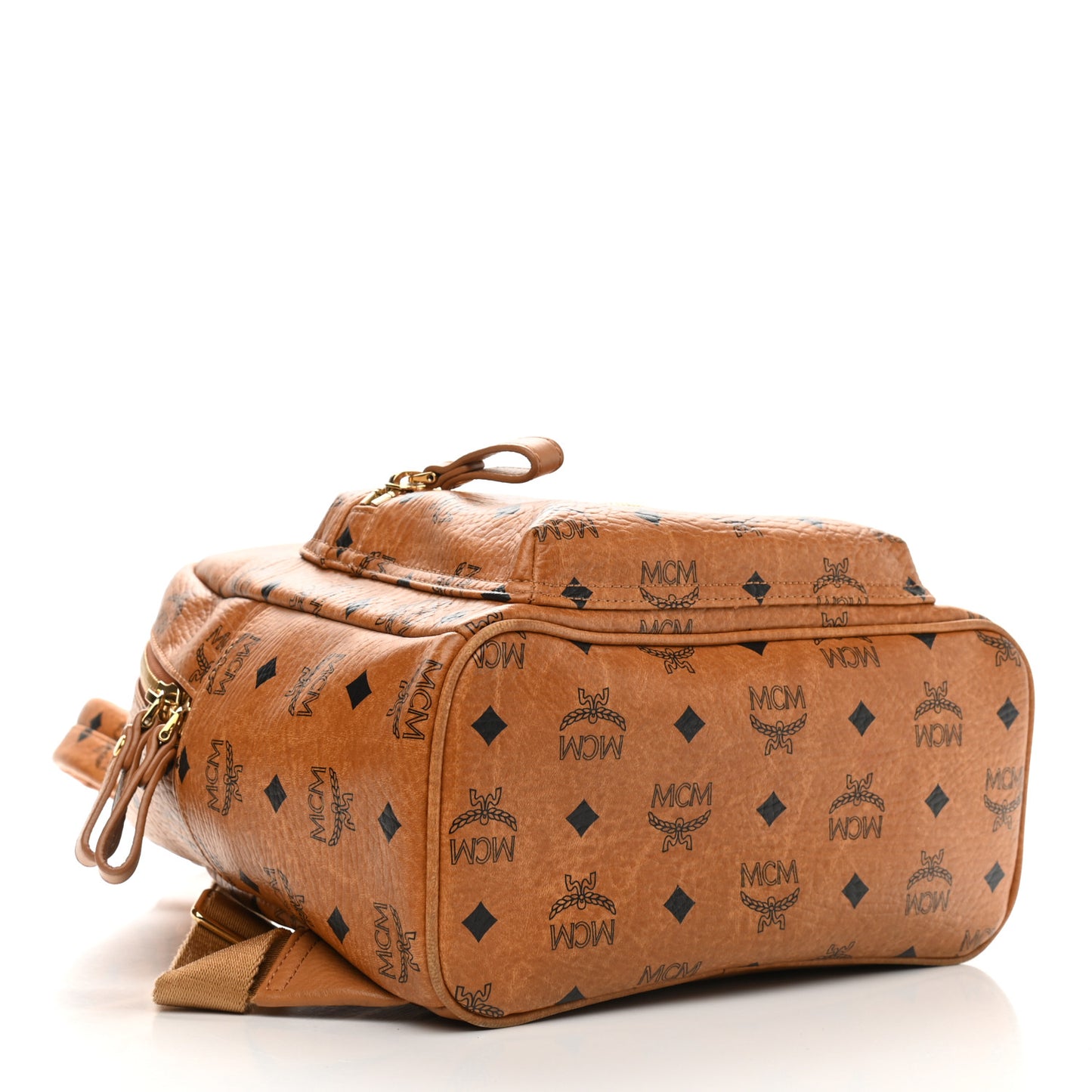 Visetos Small Sprinkle Stud Stark Backpack Cognac