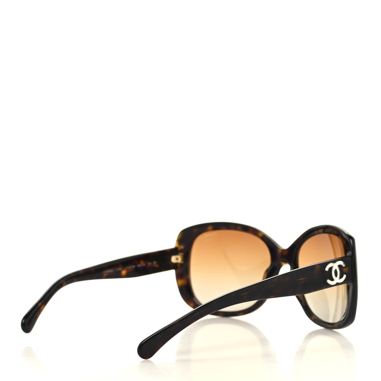 Chanel Acetate Polarized CC Sunglasses 5183 Tortoise 4 of 8