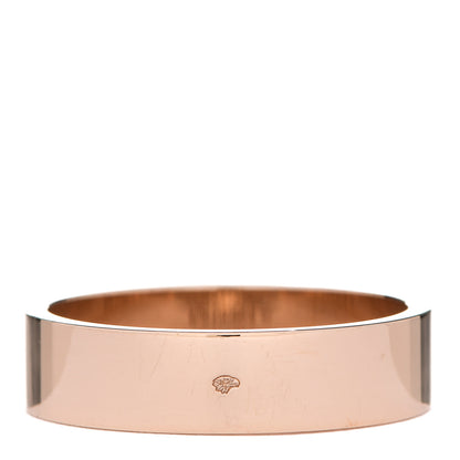 Hermes 18K Rose Gold Diamond PM Kelly Ring 55 7.25 3 of 4