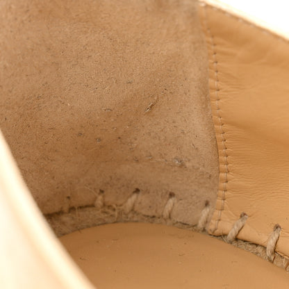 Chanel Lambskin CC Espadrilles 38 Beige Black 13 of 14