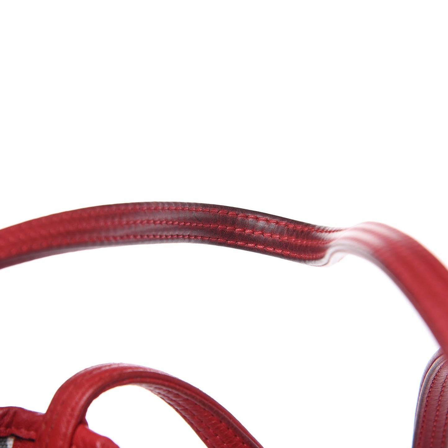 Visetos Medium Liz Reversible Shopper Tote Ruby Red