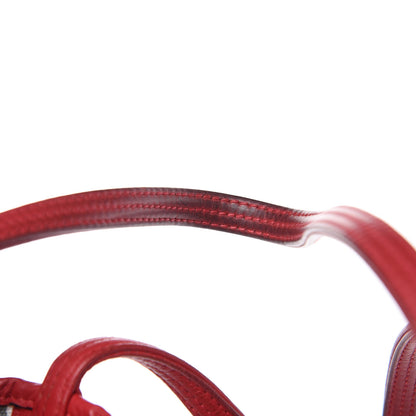 MCM Visetos Medium Liz Reversible Shopper Tote Ruby Red 13 of 23