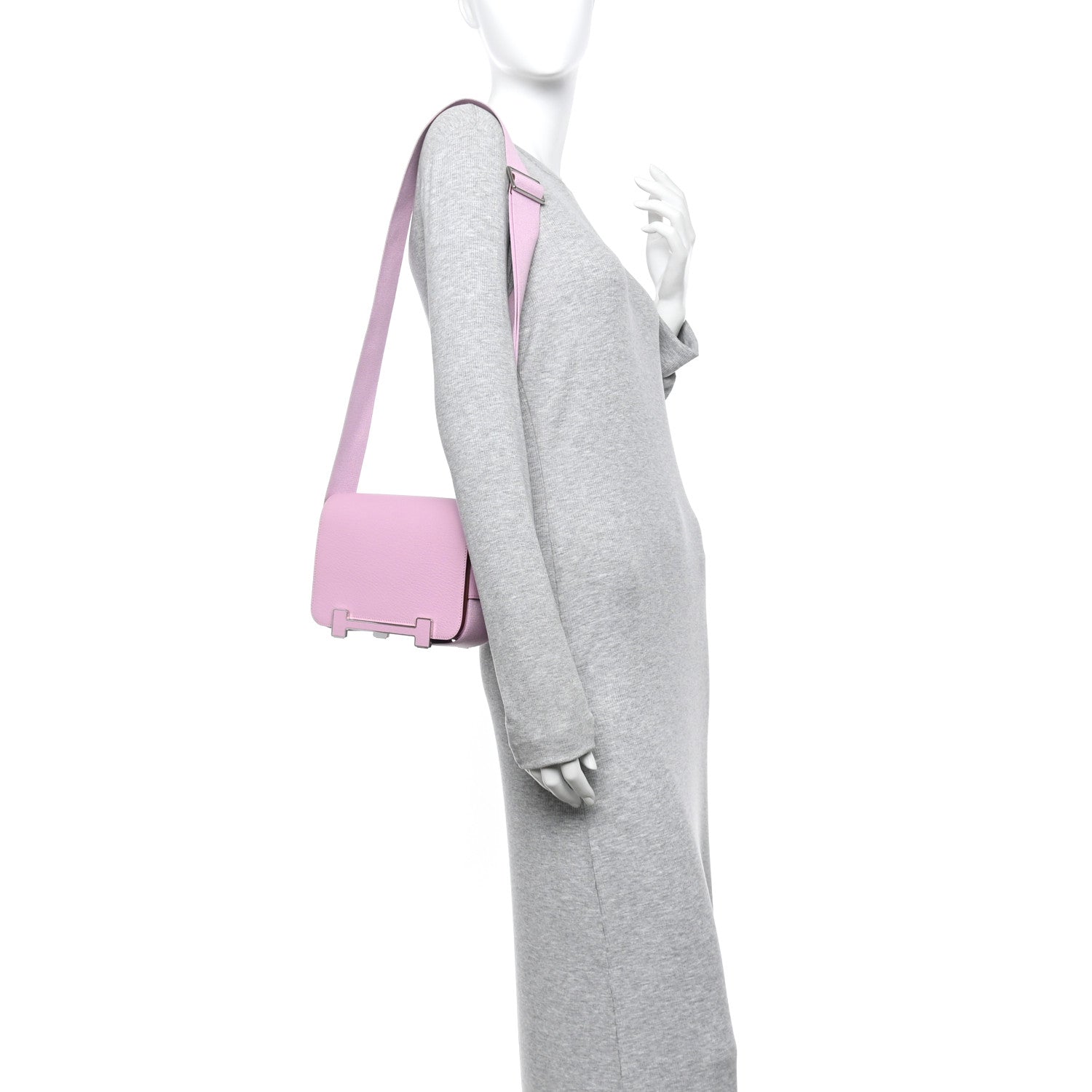 Hermes Chevre Mysore Geta Mauve Sylvestre 2 of 14