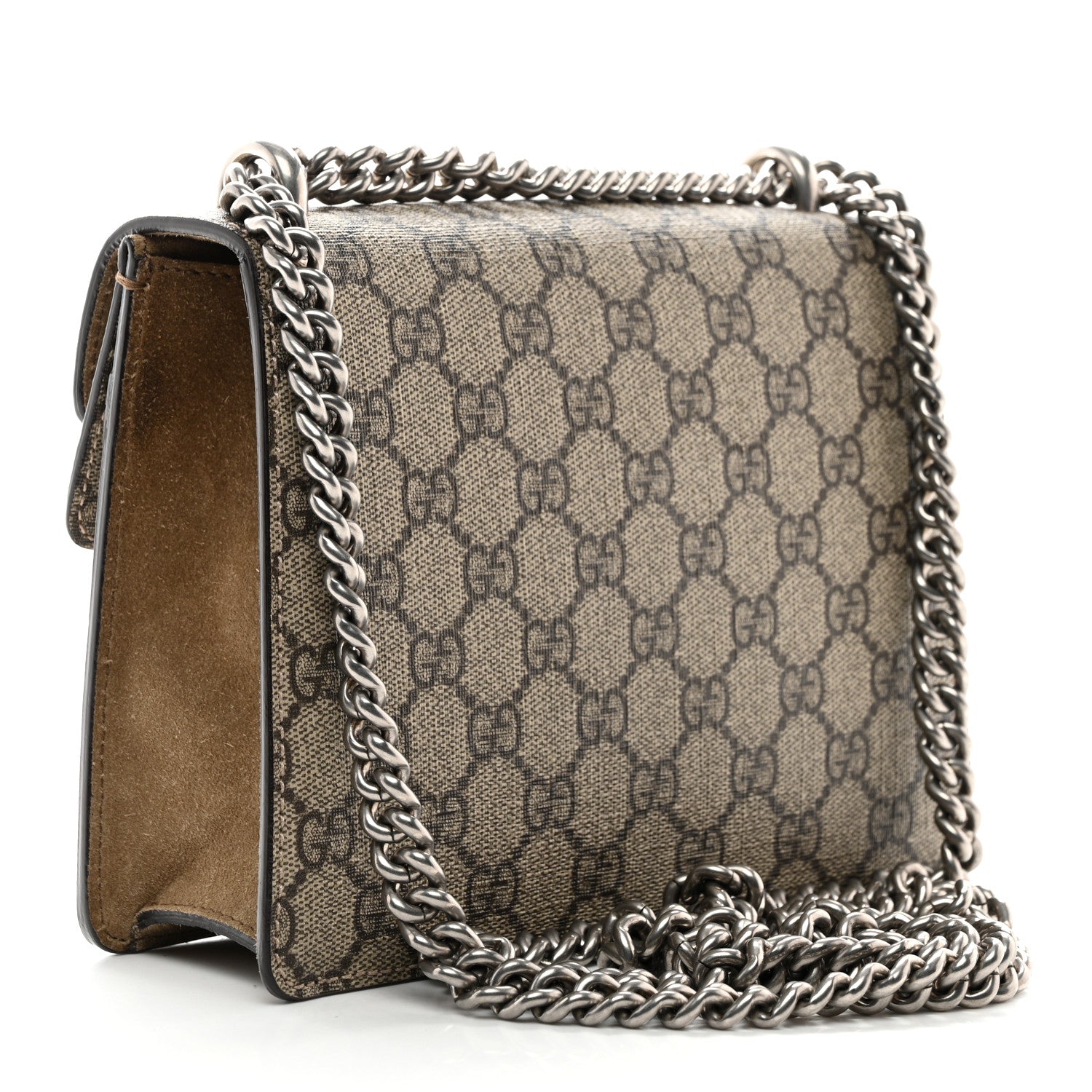 Gucci GG Supreme Monogram Mini Dionysus Shoulder Bag Taupe 3 of 13