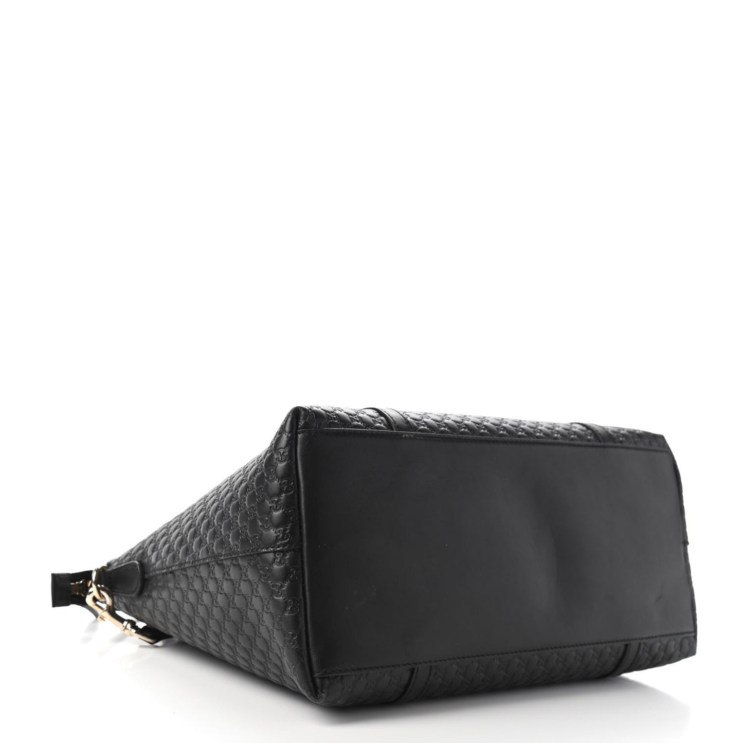 Soft Microguccissima Dome Satchel Black
