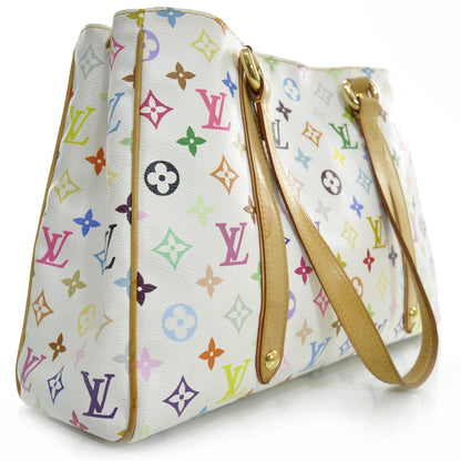 Louis Vuitton Monogram Multicolor Aurelia MM White 2 of 8