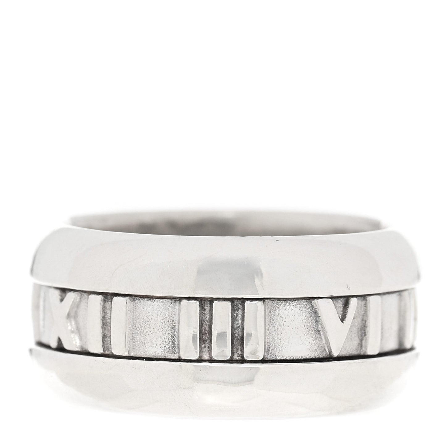 Sterling Silver Atlas Band Ring 51 5.75