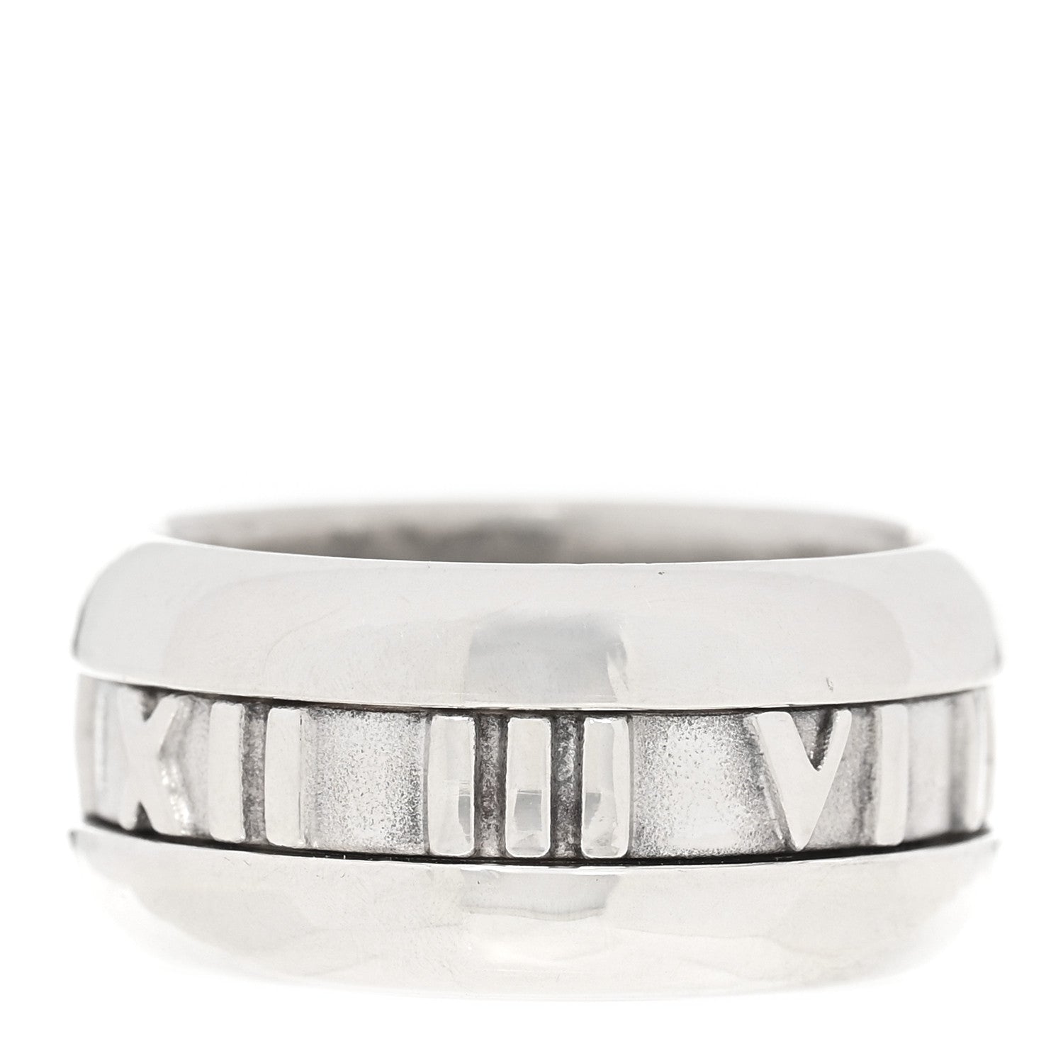 Tiffany Sterling Silver Atlas Band Ring 51 5.75 3 of 4