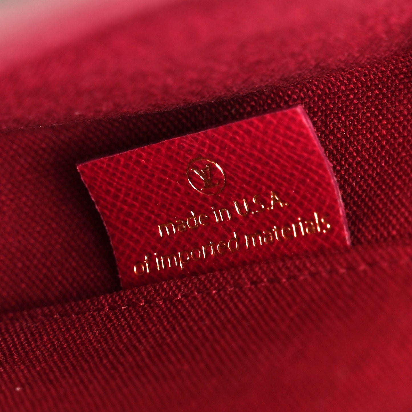 Monogram Pochette Felicie Chain Wallet Fuchsia