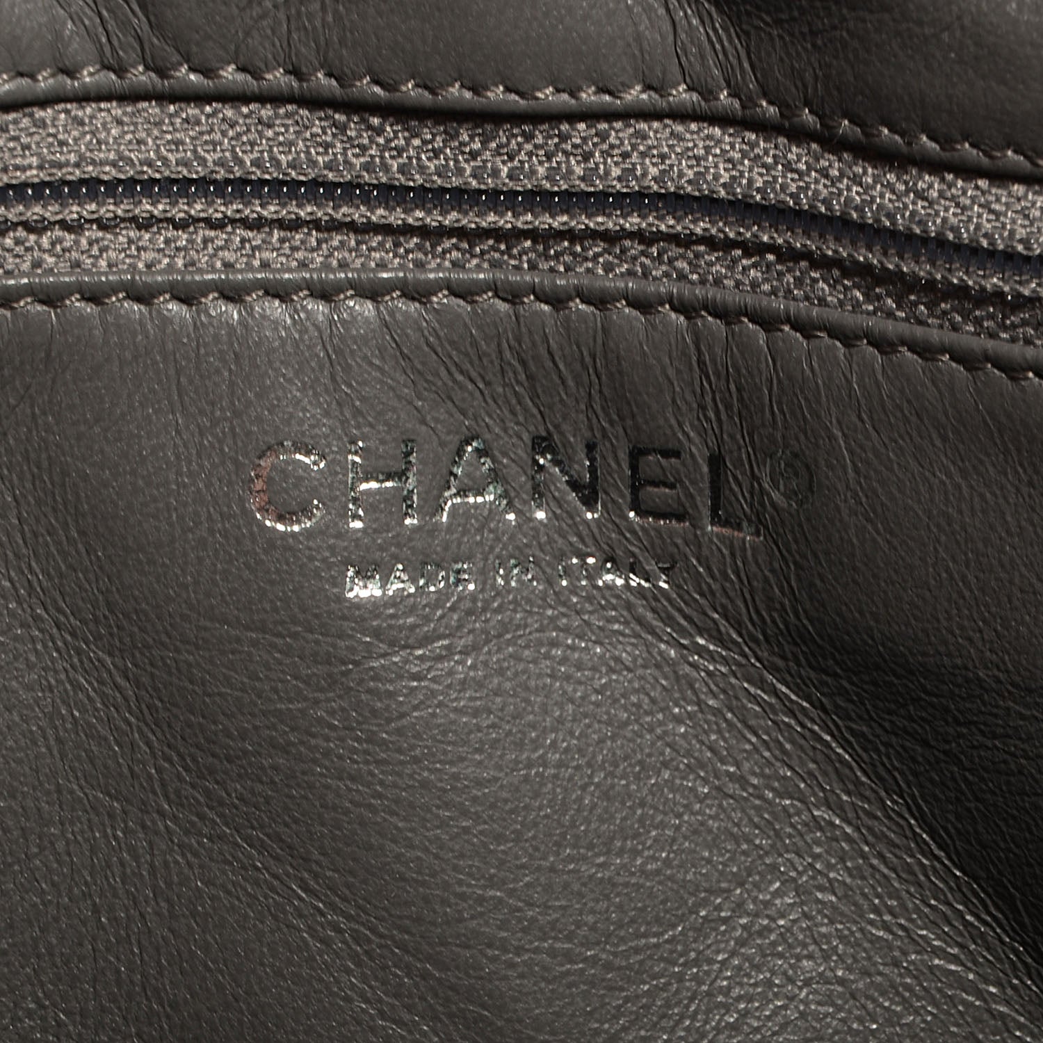 Chanel Aged Calfskin Quilted Large Reissue Camera Case Grey 6 of 7