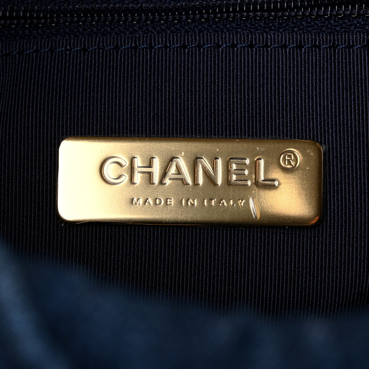 Denim Quilted Medium Chanel 19 Flap Blue