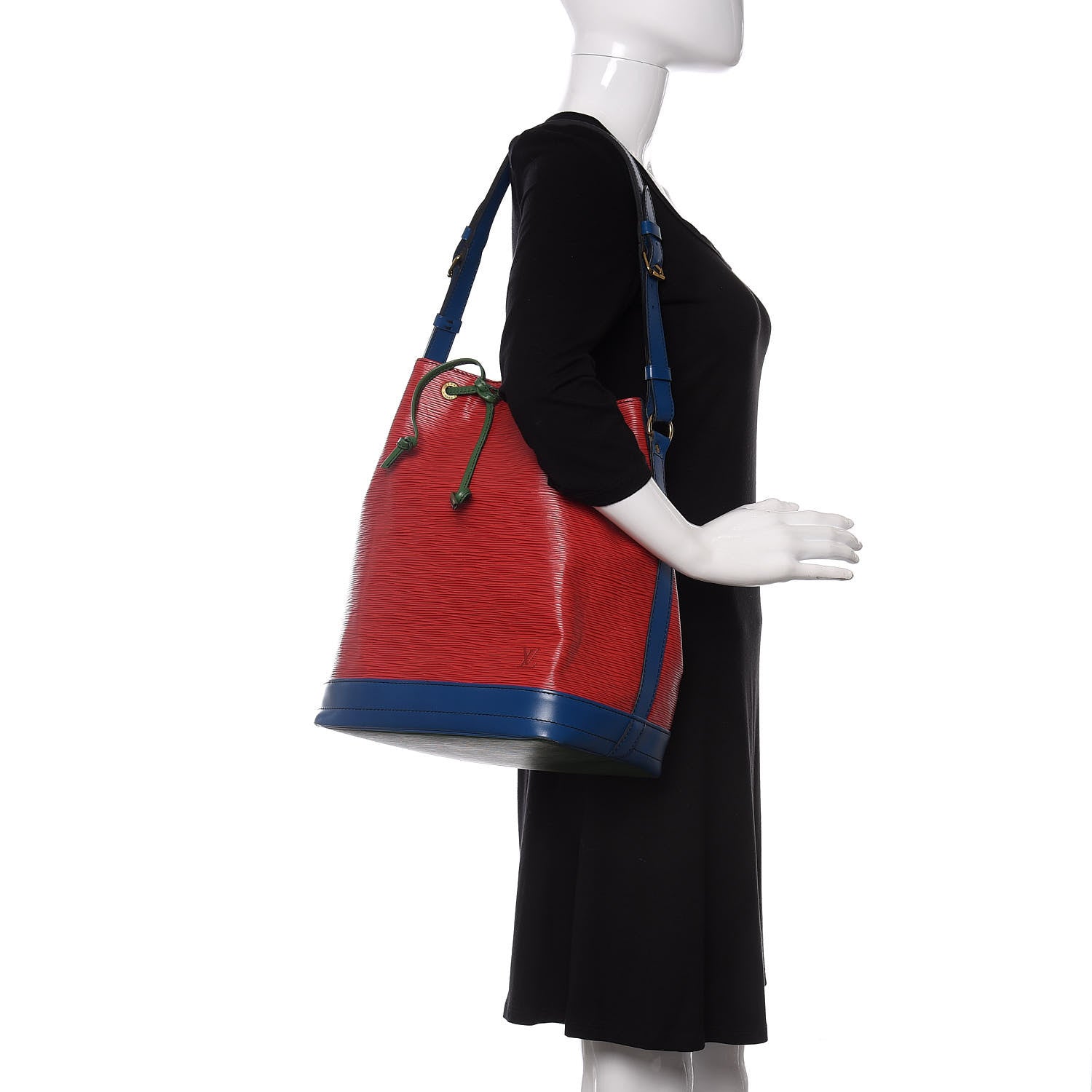 Louis Vuitton Epi Tri-Color Noe Castillan Red Toledo Borneo 2 of 12