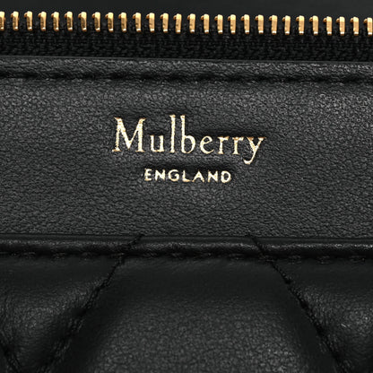 Mulberry Smooth Calfskin Quilted Small Darley Shoulder Bag Black 7 of 13