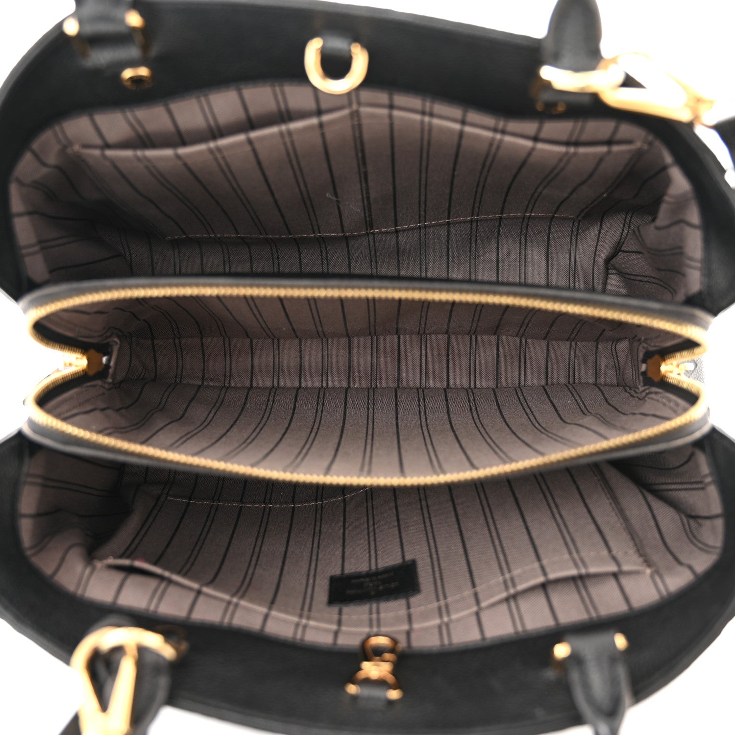 Louis Vuitton Empreinte Montaigne MM Black 5 of 10