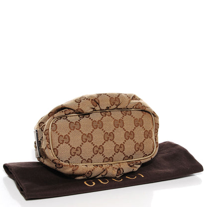 Gucci Monogram Bamboo Cosmetic Case Metallic Gold 4 of 6