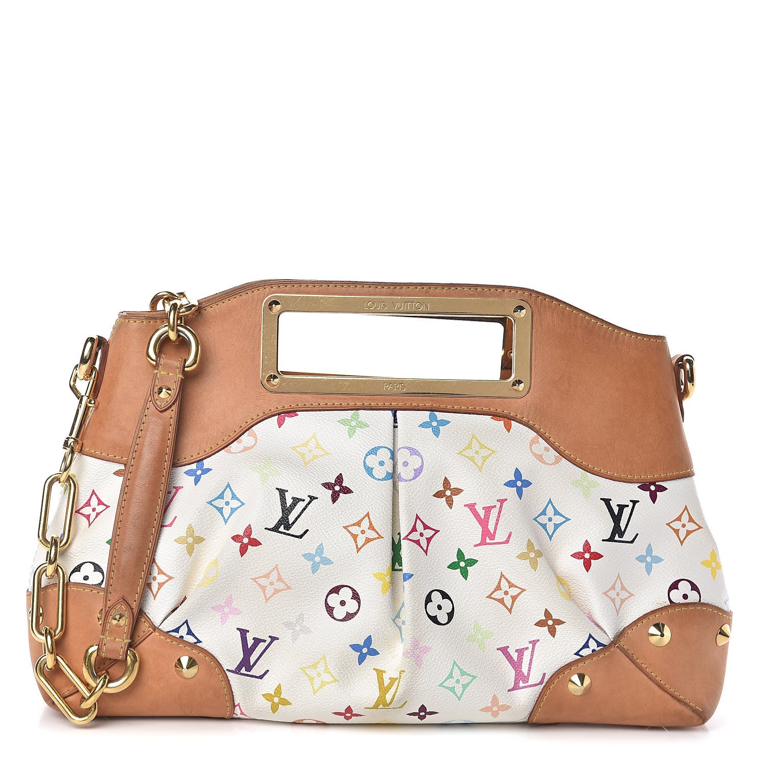 Louis Vuitton Monogram Multicolor Judy MM White 1 of 9