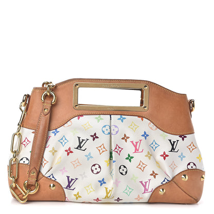 Louis Vuitton Monogram Multicolor Judy MM White 1 of 9