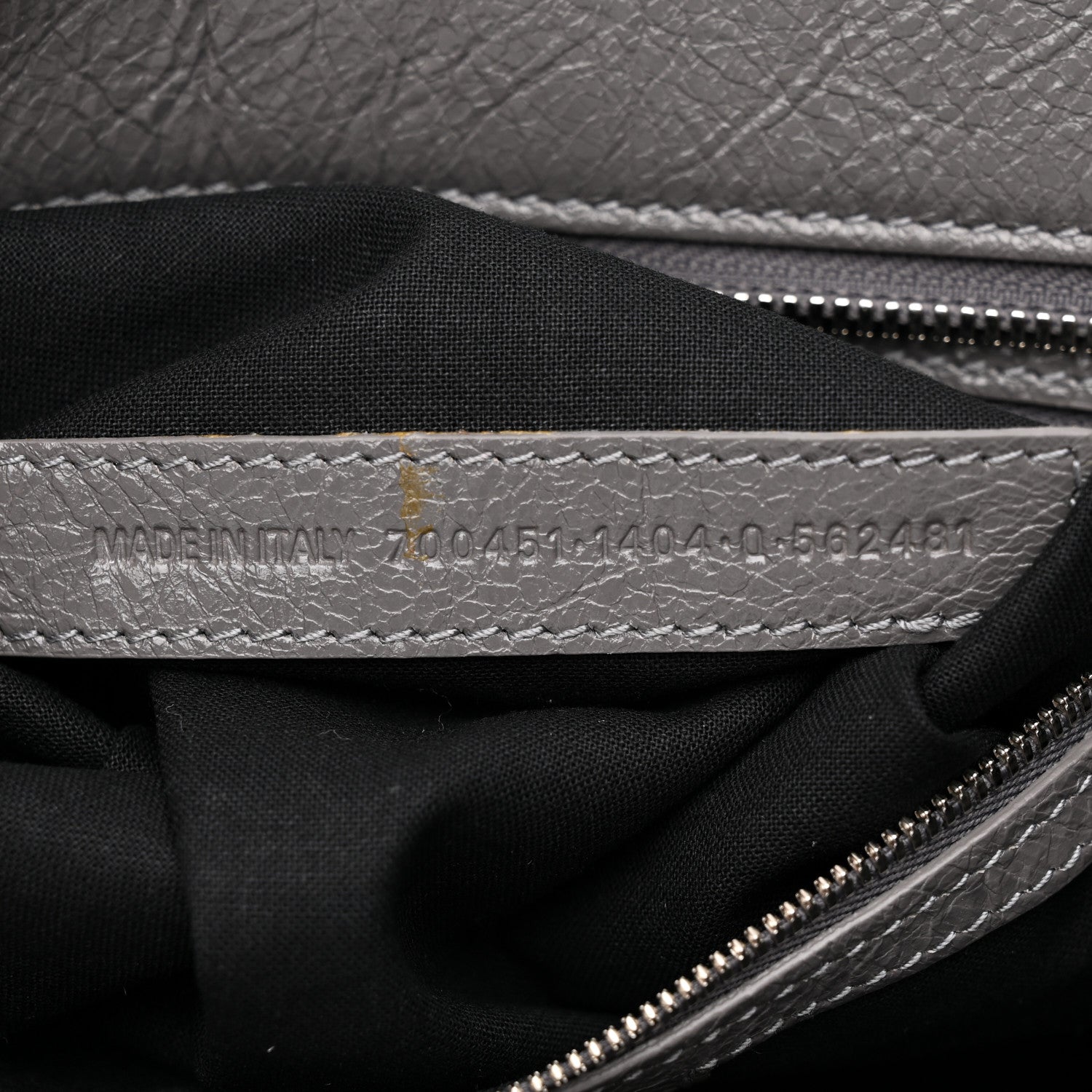 Balenciaga Agneau Arena Neo Cagole City Handbag Dark Grey 7 of 13