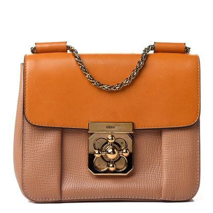 Chloe Grained Calfskin Lambskin Bi-Color Small Elsie Shoulder Bag 1 of 5